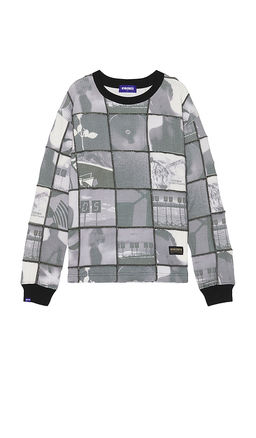Deva States - Precious Waffle Patchwork Long Sleeve Tee