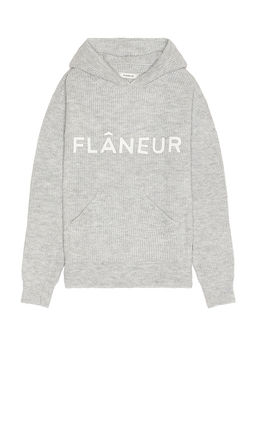 FLANEUR - Knitted Logo Hoodie