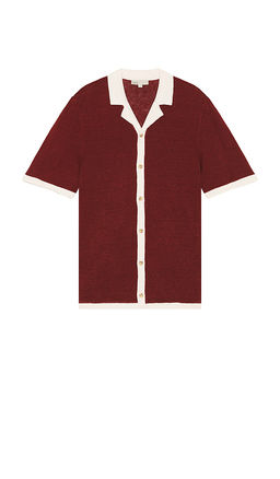 onia - Linen Knit Camp Shirt