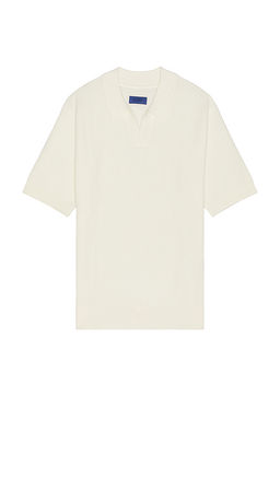 SATURDAYS NYC - Alex Merino Wool Open Placket Polo