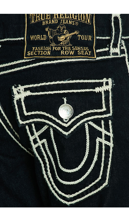 Buy True Religion Rope Stitch Western Ricky Flap Jeans (30) Online