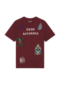 True Religion - Short Sleeve Patch Embro Tee