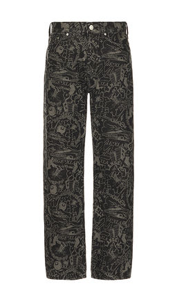 XLARGE - Discharge Print Denim Pants