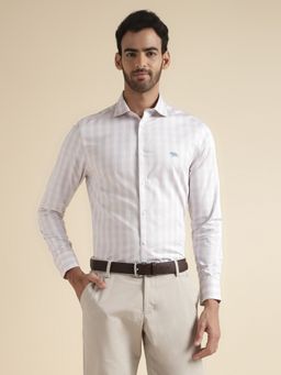 Andamen - Regular Fit Men White Cutaway Shirt
