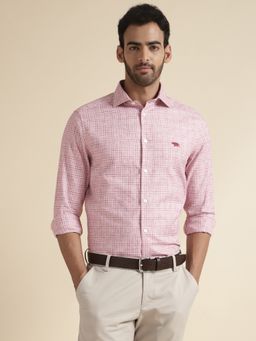 Andamen - Men Red Cutaway Slim Shirt