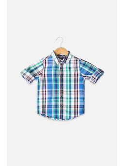 Allen Solly Junior - Boys Multi-Color Blended Fabric Checks Shirt