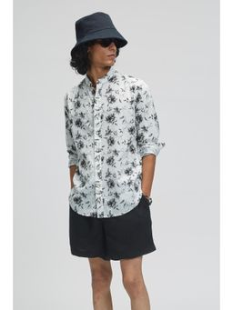 TERRA LUNA - Puck Astera Print Casual Shirt