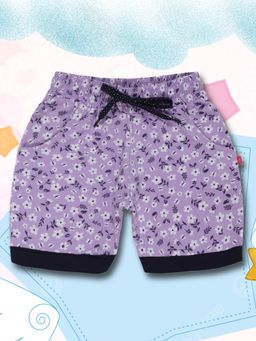 3PIN - Girls Cotton Floral Print Shorts