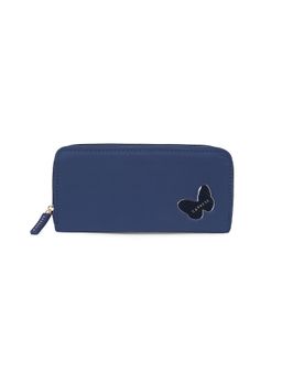 Caprese - Navy Casual Solid Bi-Fold Wallet