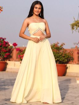 Lavanya The Label - Lemon Yellow Cotton Dress