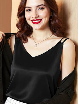 Outzidr - Black Dual Strap Tank Top