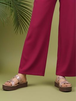 Inc.5 - Women Multi-Color Platform Sandals