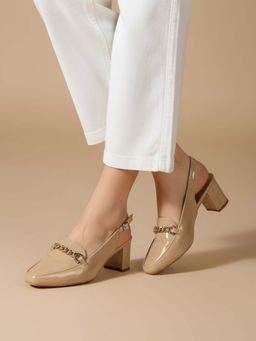 Inc.5 - Women Beige Block Heels