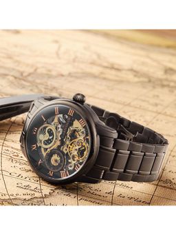 Earnshaw - LONGITUDE Automatic Skeleton Round Dial Mens Watch- ES-8006-55