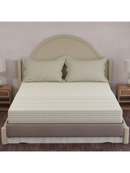 Layers - Forever 100% Cotton 120 TC Multi-Color Ethnic King Bedsheet with 2 Pillow Covers