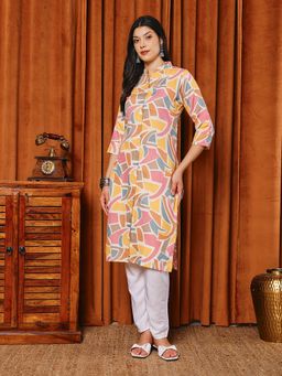 MEENA BAZAAR - Printed Multicolor Women Kurta