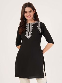 Brownverse - Black Women Embroidery Kurti