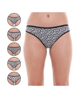 Bodycare - Pack of 6 Cotton High Cut Briefs In Assorted Colors