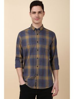 Allen Solly - Men Multi-Color Checks Full Sleeves Regular Fit Casual Shirt