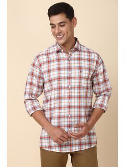 Allen Solly - Men Multi-Color Checks Full Sleeves Slim Fit Casual Shirt