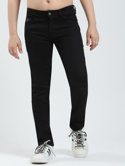 Monte Carlo - Boys Solid Slim Fit Denim Jeans