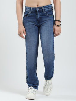 Monte Carlo - Boys Solid Slim Fit Denim Jeans