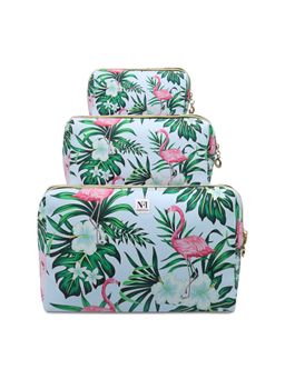 NFI Essentials - Printed Cosmetic Pouches for Women Multi-Color (Pack of 3)