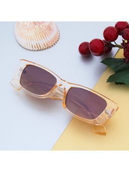 TED SMITH - Full Rim UV Protection Rectangle Sunglasses For Unisex (TS-CHOCOEYE_BRN)