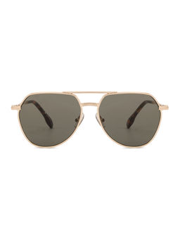 John Jacobs - Gold Full Rim Aviator Sunglasses