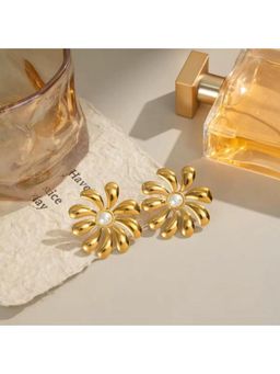 Nam Jewels - Aurelia Bloom Earrings - White