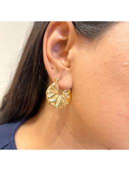 Nam Jewels - Coastline Hoops Earrings - Gold