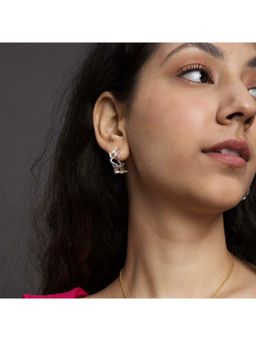 She Ela Jewel - Molten Hoops Silver