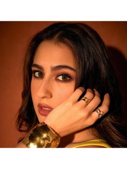 She Ela Jewel - Molten Silver Ring