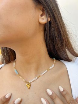 Nam Jewels - Heart Pop Necklace - Multi-Color