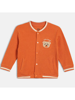MINI KLUB - Orange Embroidered Bomber Jacket