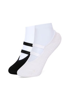 Balenzia - Womens Double Band Studio Socks for Yoga & Pilates (Pack of 2)