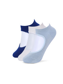 Balenzia - Womens Studio Socks with Ballet Straps for Yoga & Pilates (Pack of 3)
