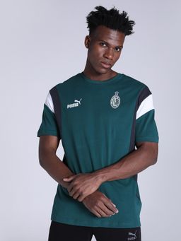 Puma - A.c. Milan Ftblarchive Mens Green T-shirt