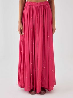 Ancestry - Pink Flared Skirt