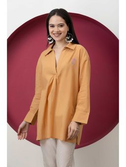 SMRITI GUPTA - Mustard Cotton Tunic
