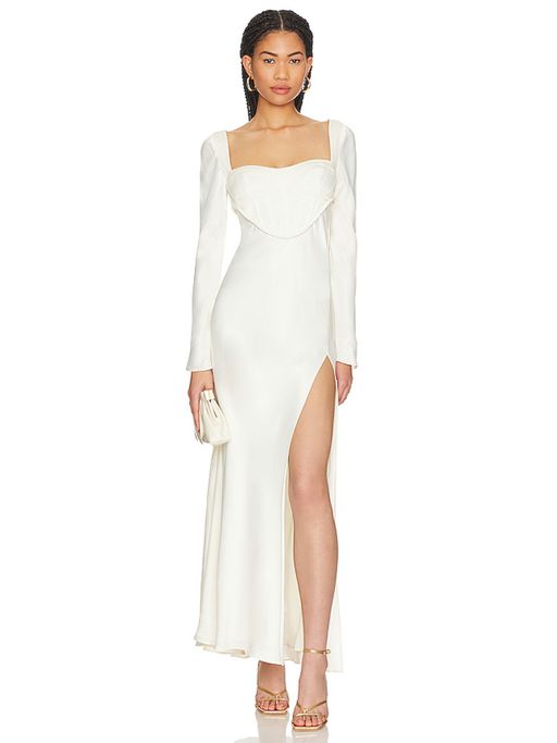 Buy LPA Iris Corset Maxi Dress Online