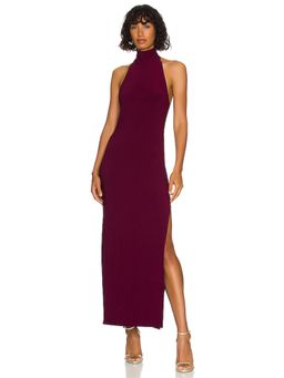 Norma Kamali - X Revolve Turtle Halter Side Slit