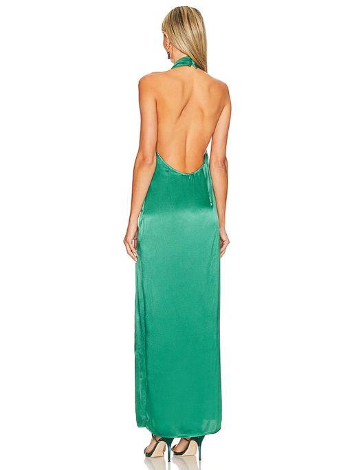 beginning boutique green maxi dress Corrina Green Maxi Dress main image 1
