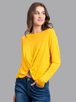 Beverly Hills Polo Club - Yellow Knot So Fast Long Sleeve Tee