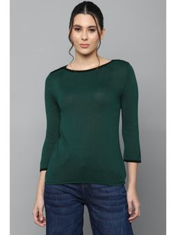 Allen Solly - Women Green Solid Casual Top