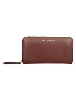 Tommy Hilfiger - Ontario Womens Wallet Stitch Details Burgundy