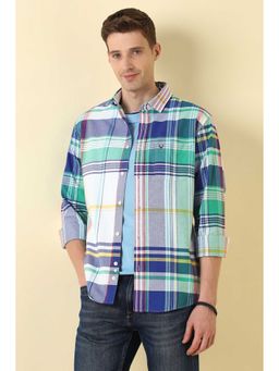 Allen Solly - Multi-Color Regular Fit Check Full Sleeves Shirt