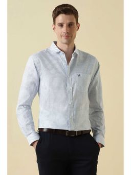 Allen Solly - White Check Full Sleeves Shirt