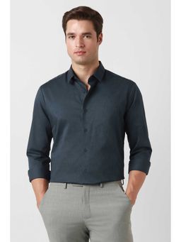 Peter England - Blue Slim Fit Shirt