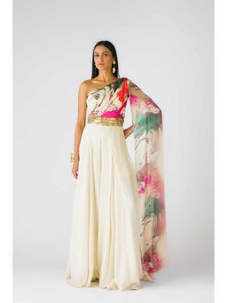 Basanti Kapde aur Koffee - Womens Printed Multi-Color Jumpsuit